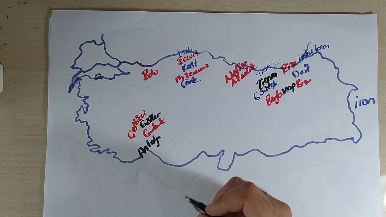KPSS SON TEKRARLARA DEVAM GEÇİT VE TÜNELLER HARİTA ÜZERİNDE UYGULAMA YAPARAK ÖĞRENİYORUZ