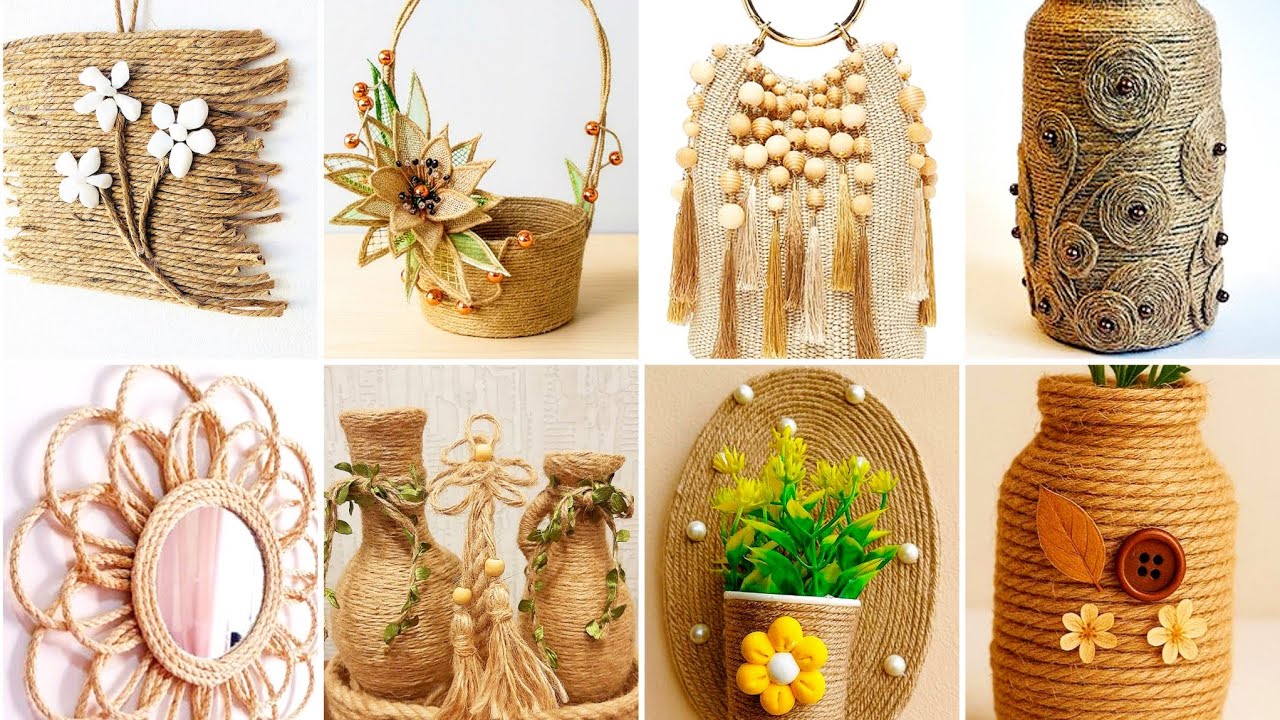 Jute Rope Craft Ideas You’ll Love | Handmade Eco-Friendly DécorEasy Jute Rope DIY Crafts
