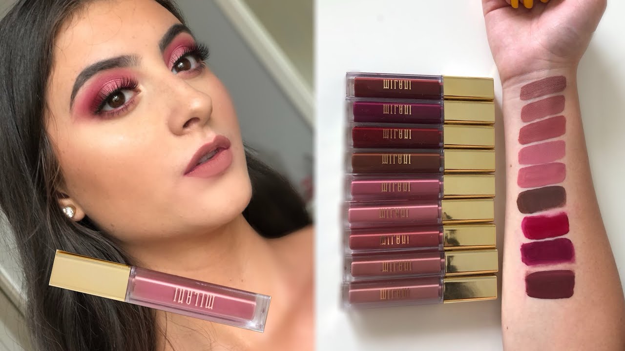 Milani Amore Matte Lip Crème | Lip-Swatches + Review | $9 Lip Product