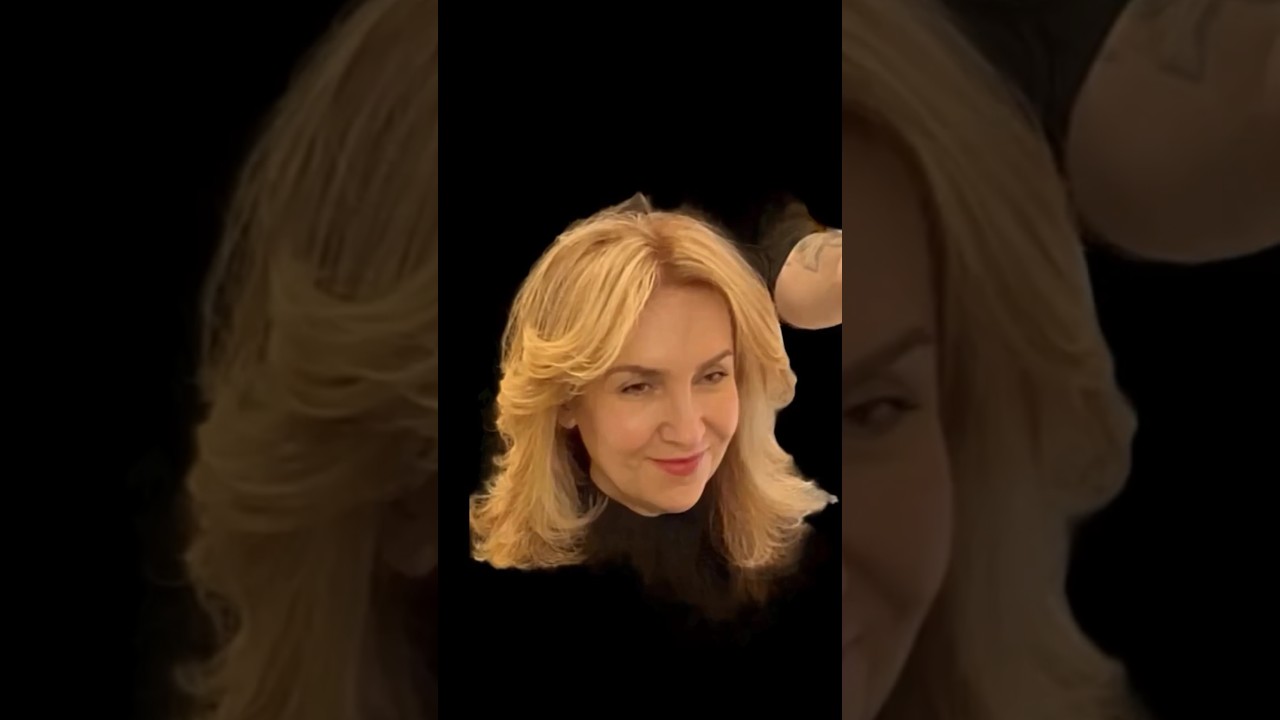 The chic Cascade after 50 years #cascade #hairstyle # #haircut #hair