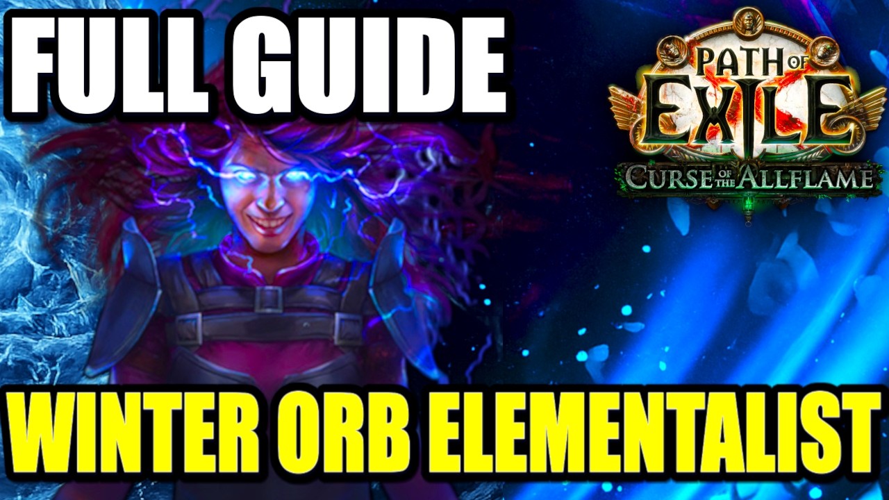 Winter Orb Elementalist League Starter - Full Build Guide! Tanky & Fast | PoE 3.29