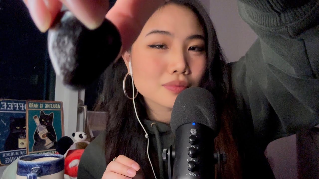 International student trying asmr for the first time