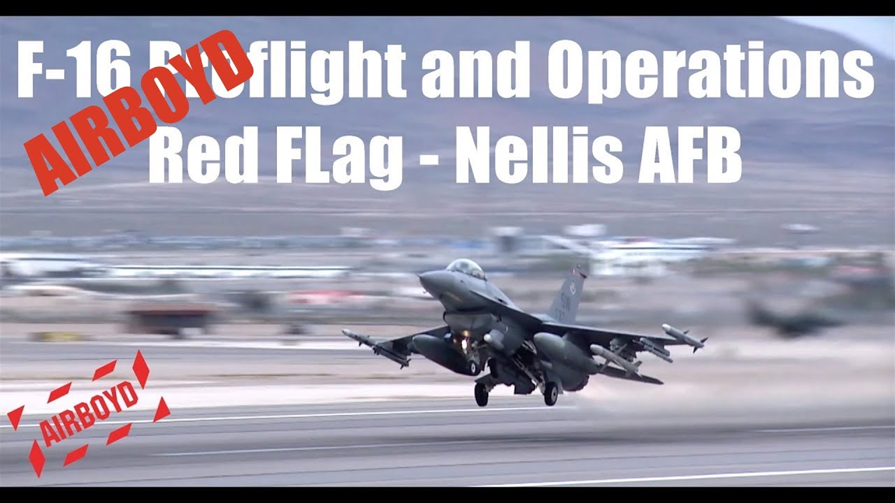 F-16 At Red Flag - Nellis AFB