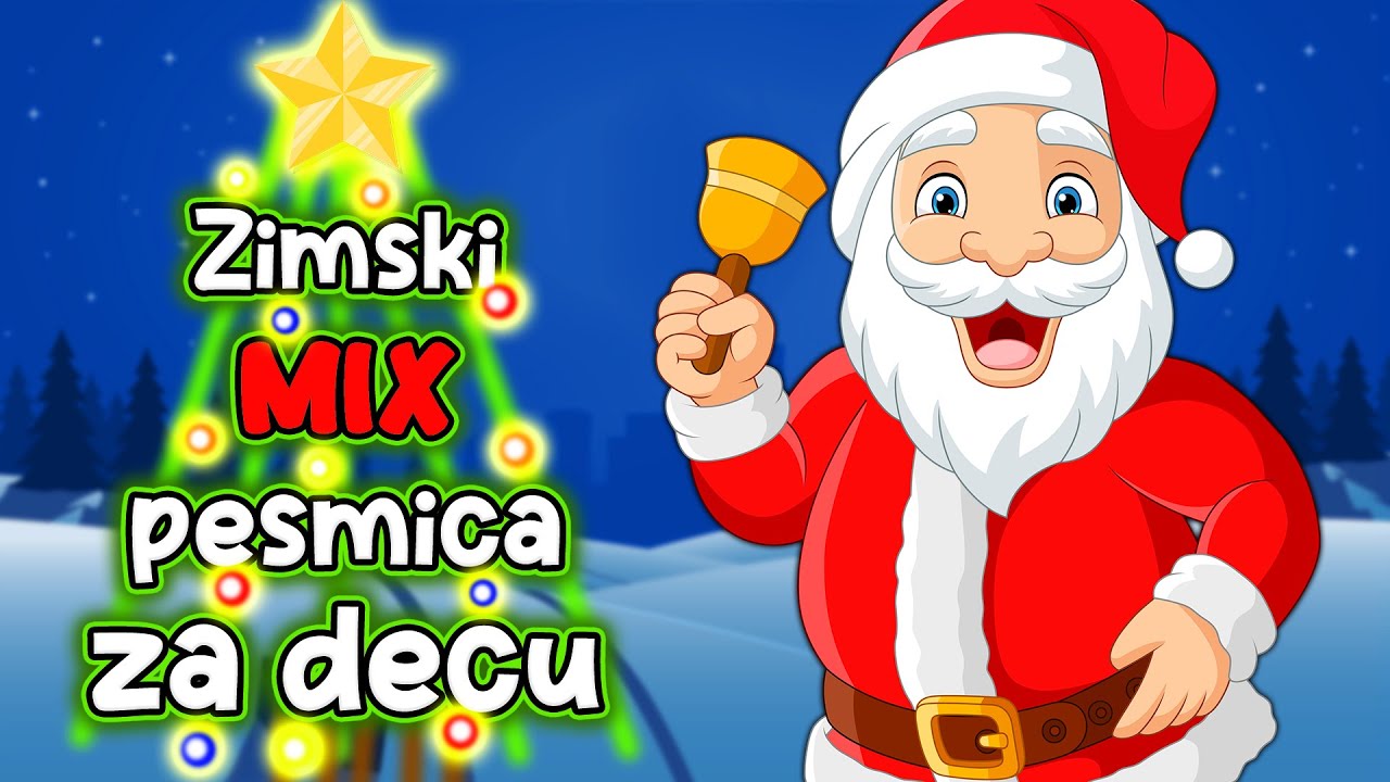 Zimske pesmice MIX ❄️ Najlep&scaron;e novogodi&scaron;nje pesme ❄️ Kompilacija prazničnih pesama ❄️ Deda Mraz