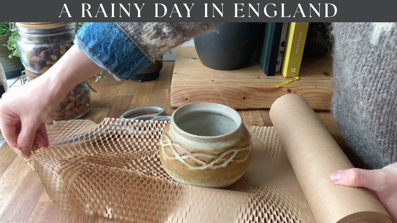 PREPARING FOR LIFE IN OUR 1800s COTTAGE | Vintage Thrifting & A Very rainy day in England