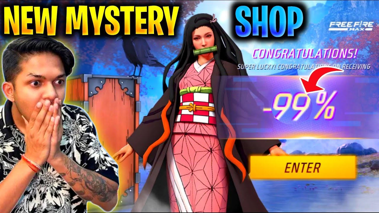 New Mystery Shop 99% Off 🤑 | Nezuko's Bundle In Discount 😨 #shorts #short