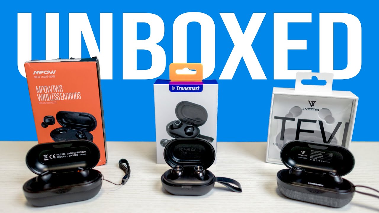 BEST TWS UNDER $30, $50, $100?! - Tronsmart Spunky Beat, Mpow T5/M5, Lypertek TEVI Unboxing!