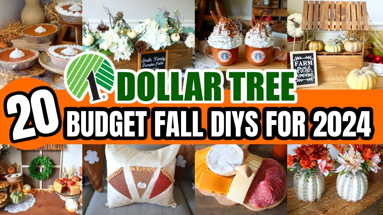 BEST FALL DOLLAR TREE DIY's (not your typical boring DIYs)