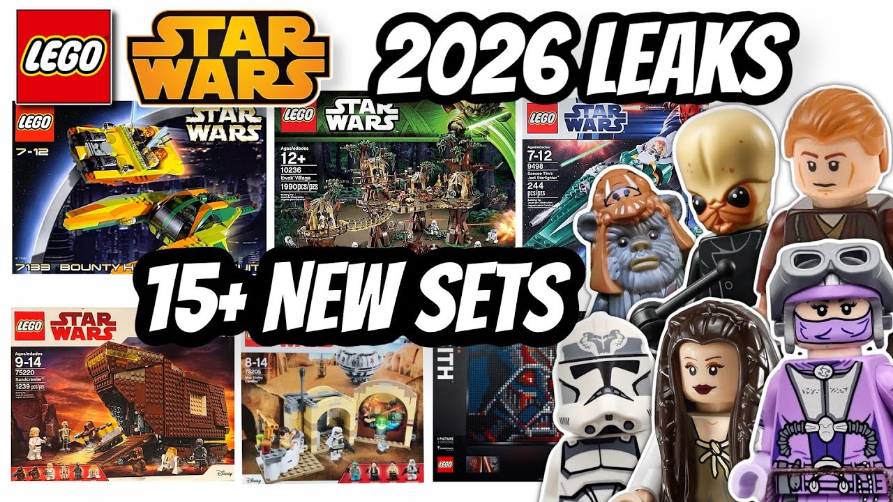 Новые утечки информации о LEGO Star Wars 2026: ПОЛНОЕ РУКОВОДСТВО ПО КАЖДОМУ НАБОРУ: Деревня эвок...