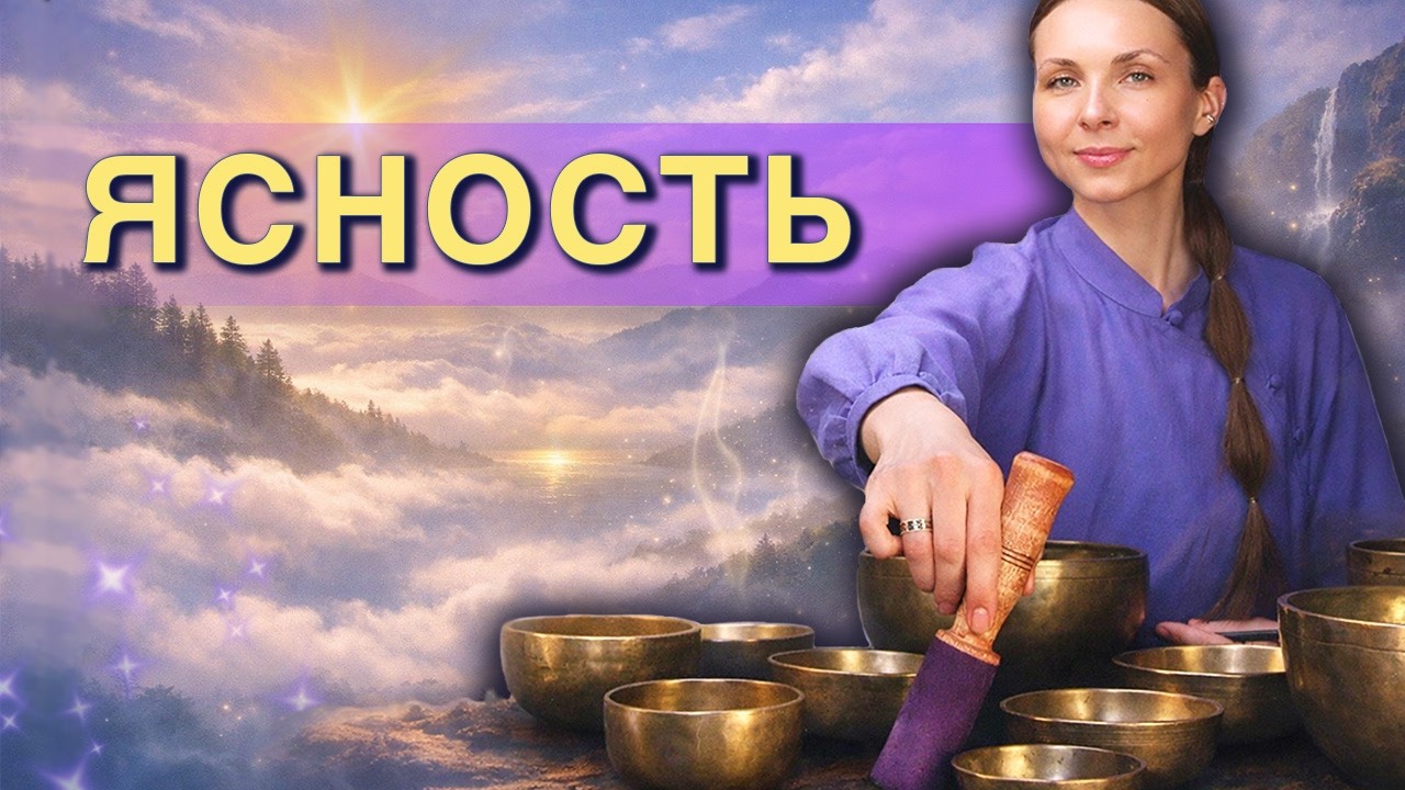 Ясность, Устойчивость, Покой | Звуковая ванна с древними гималайскими поющими чашами