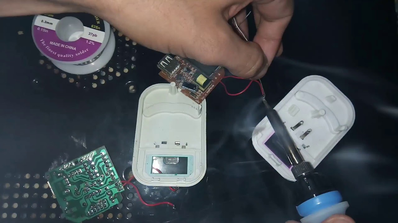 طريقة اصلاح شاحن البطارية للمبتدئين How to Repair a Battery Charger Comment réparer un chargeur de b