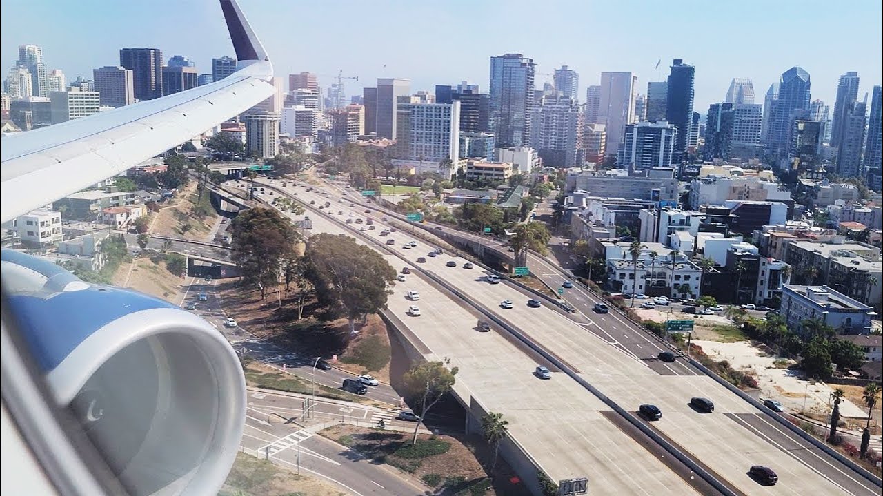 [LOUD REVERSE] Delta Air Lines Airbus A321-211 Approach & Landing San Diego