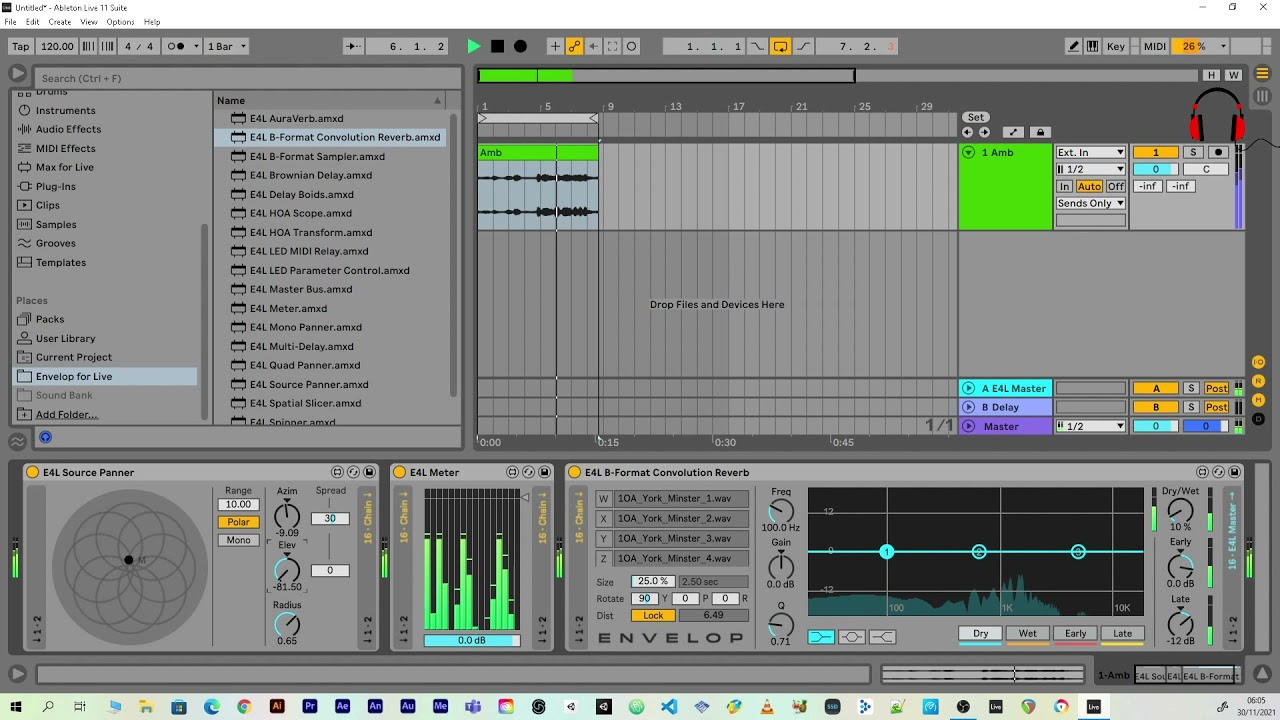 Ambisonics in Ableton Live - Envelope for Live