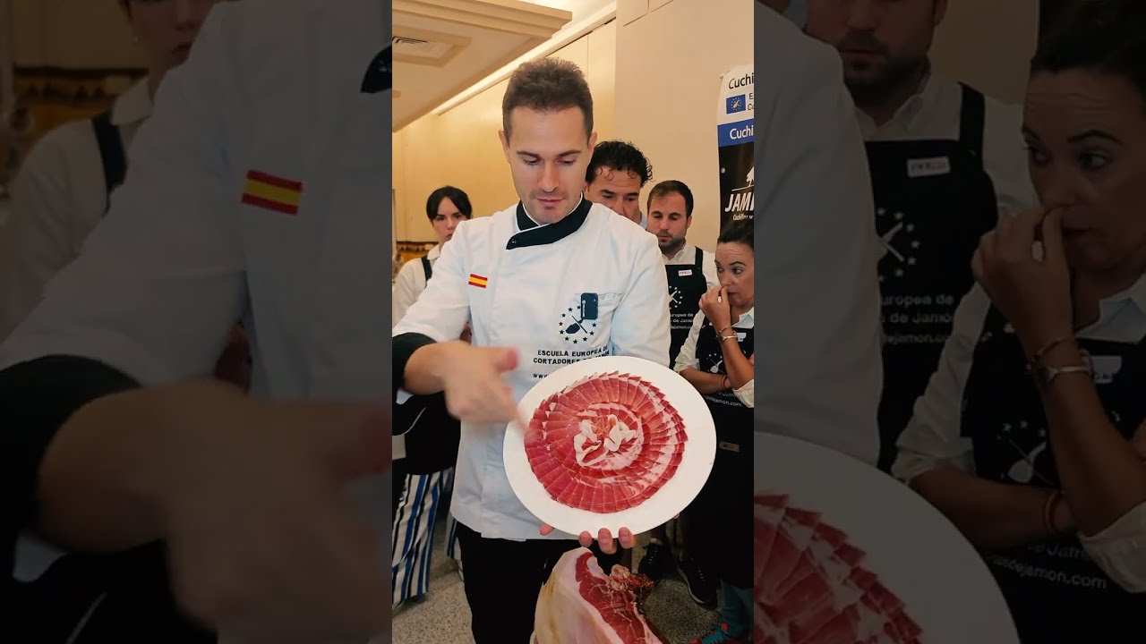 Cómo hacer una presentación de plato de jamón