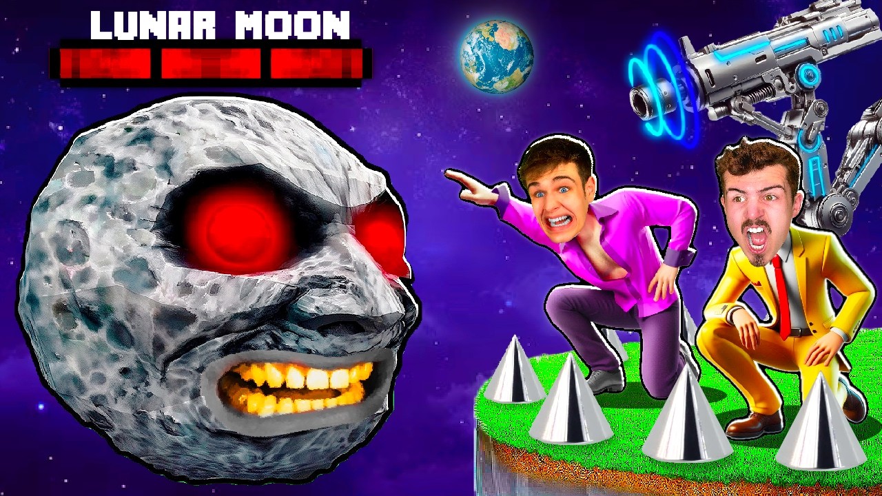 LUNÁRNÍ MĚSÍC útočí na NEJBEZPEČNĚJŠÍ DŮM ve VESMÍRU v Minecraftu!