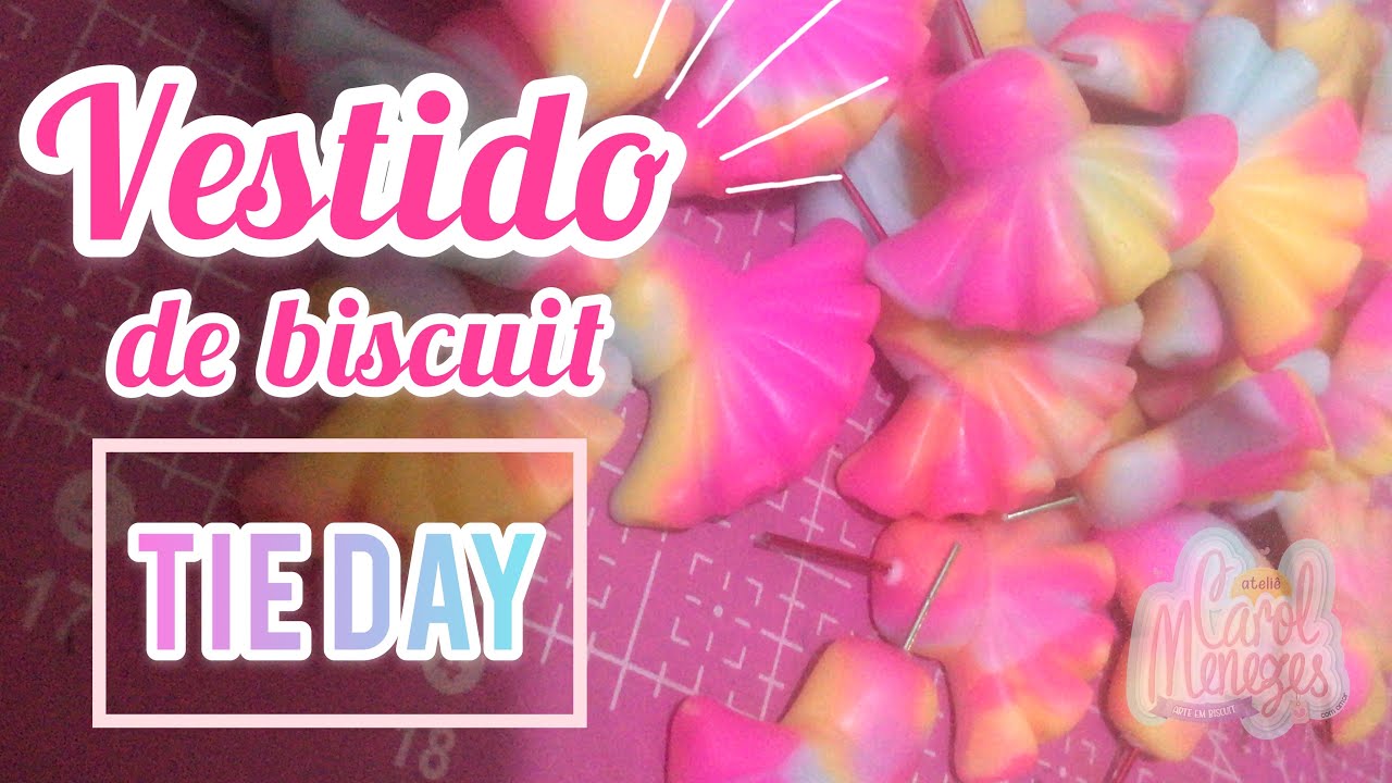 Vestido TIE DAY APLIQUE / BISCUIT Atelie Carol Menezes