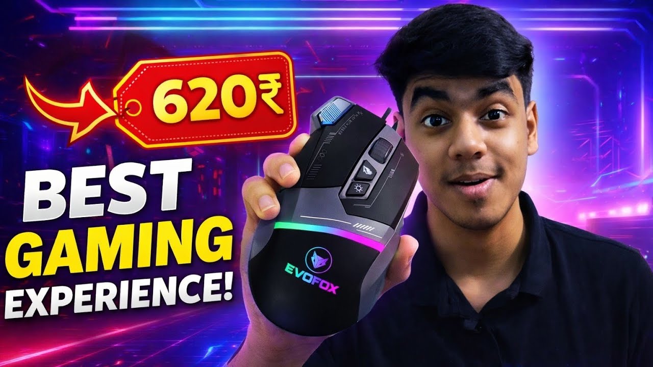 Best Gaming Mouse Under ₹700 🔥 EvoFox Gaming Mouse Review