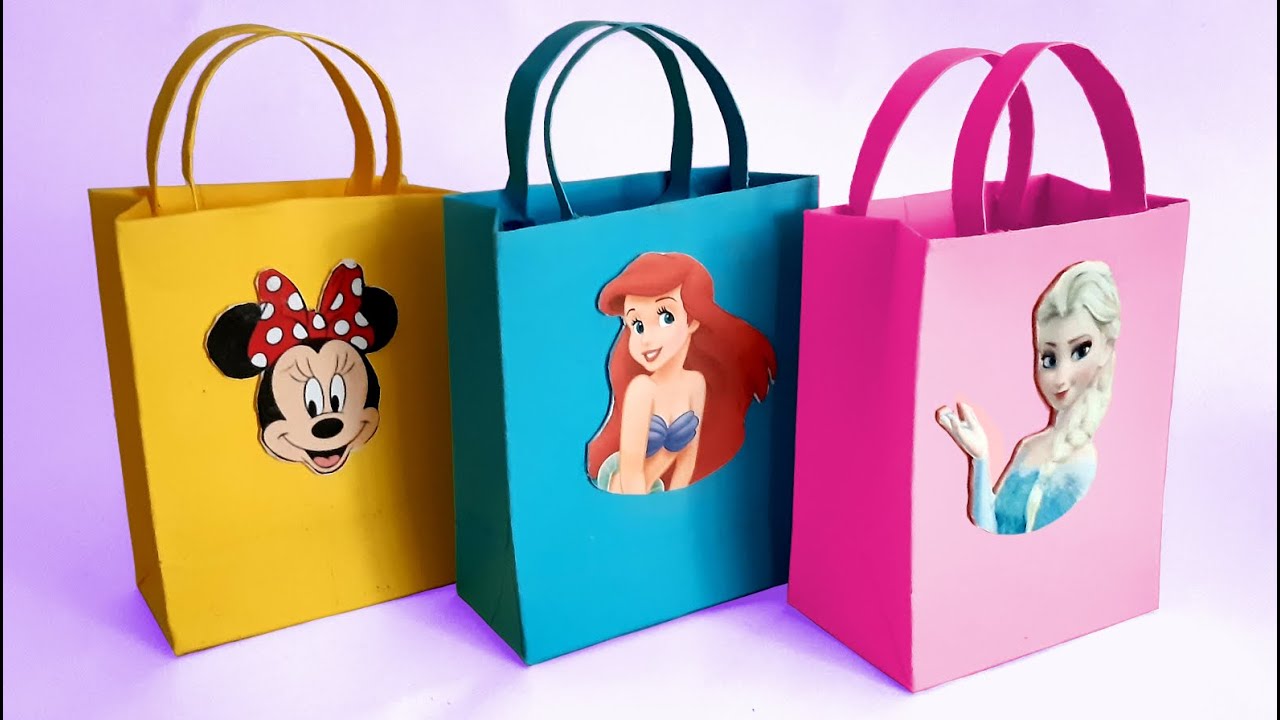 Como hacer bolsas de papel para regalo. Muy f&aacute;cil