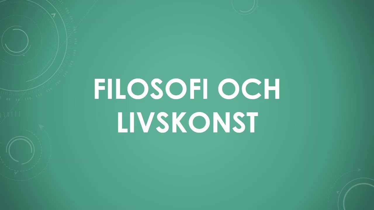 Filosofi och livskonst