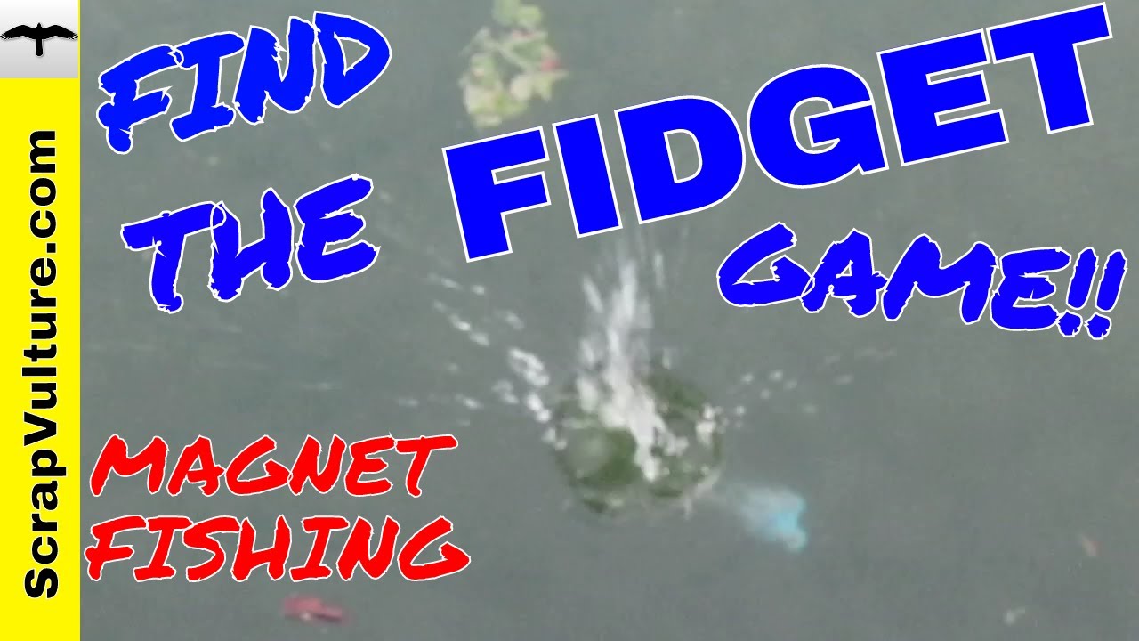 FIND THE FIDGET GAME!!! Magnet Fishing can be lots of fun!! - Bye Bye Fidget Spinner!