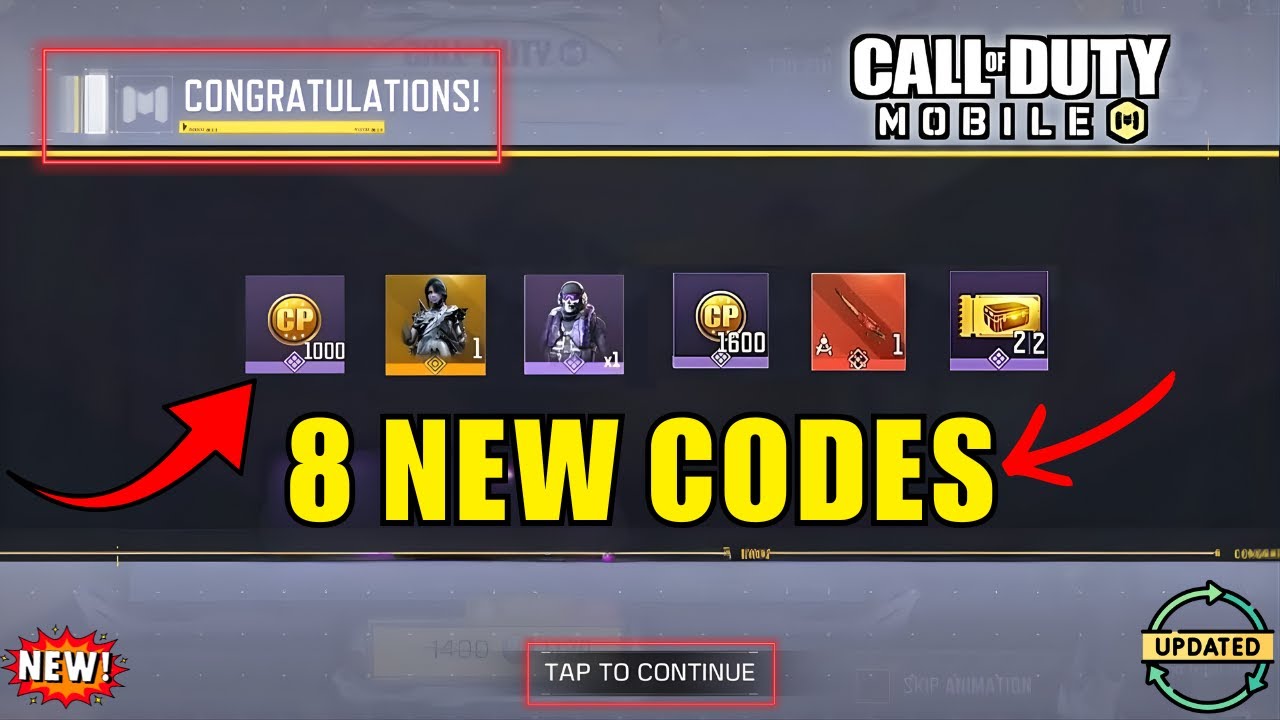*NEW CODES* CALL OF DUTY MOBILE REDEEM CODES IN JANUARY 2026 | CODM CP CODES | COD MOBILE CODES NEW