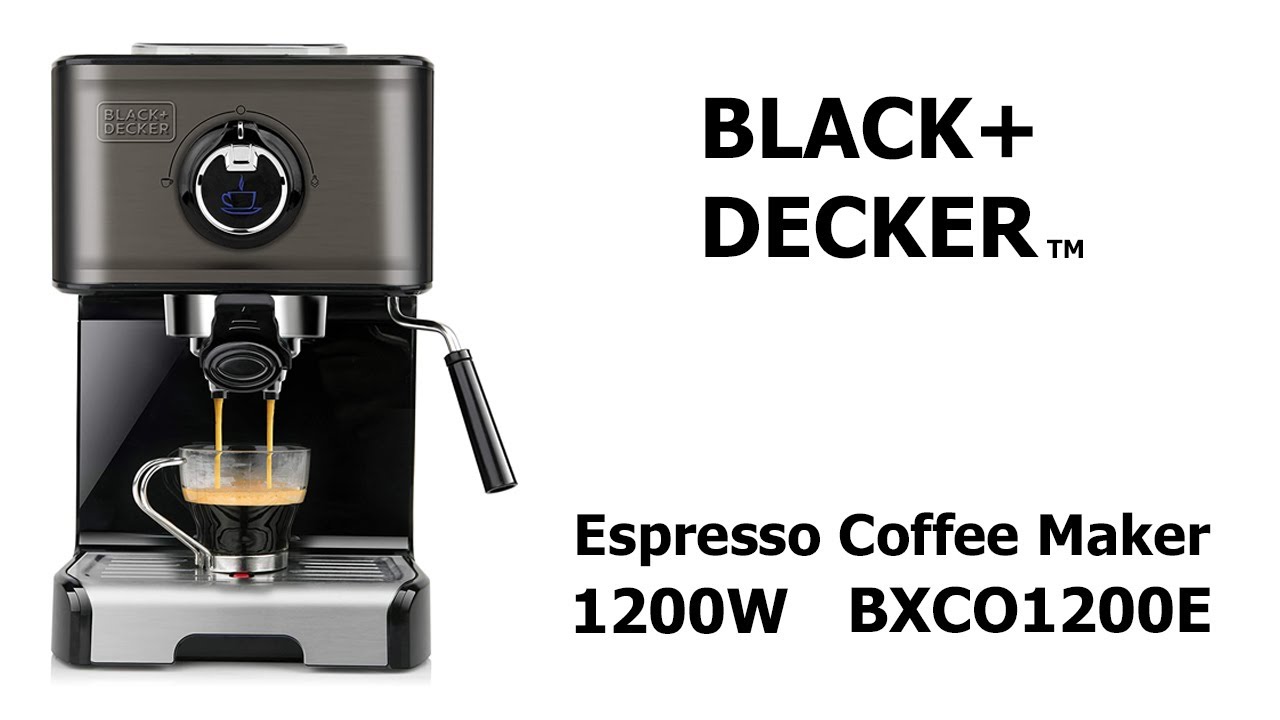 Black+Decker BXCO1200E Cafetera Espresso UNBOXING  y REVIEW Black & Decker