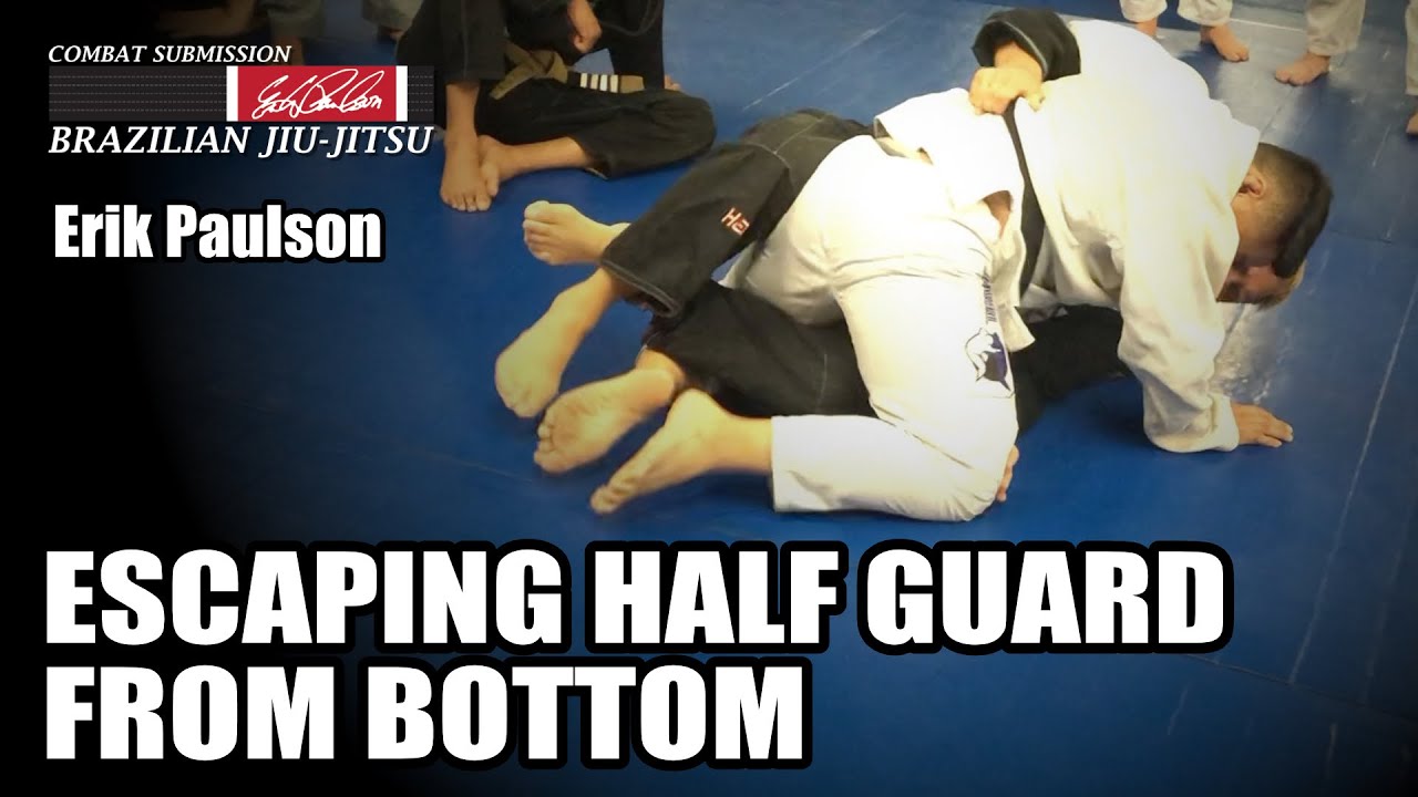 CSBJJ - Escaping Half Guard Bottom - Erik Paulson