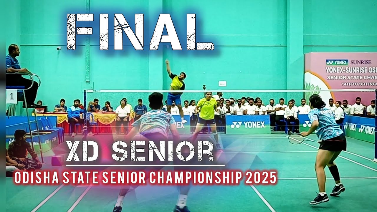 Ayush Dash/ Purba Pratyasha Vs Tanmay Sahu/ Harshitaa Rout XD Final |All Odisha Senior Championship