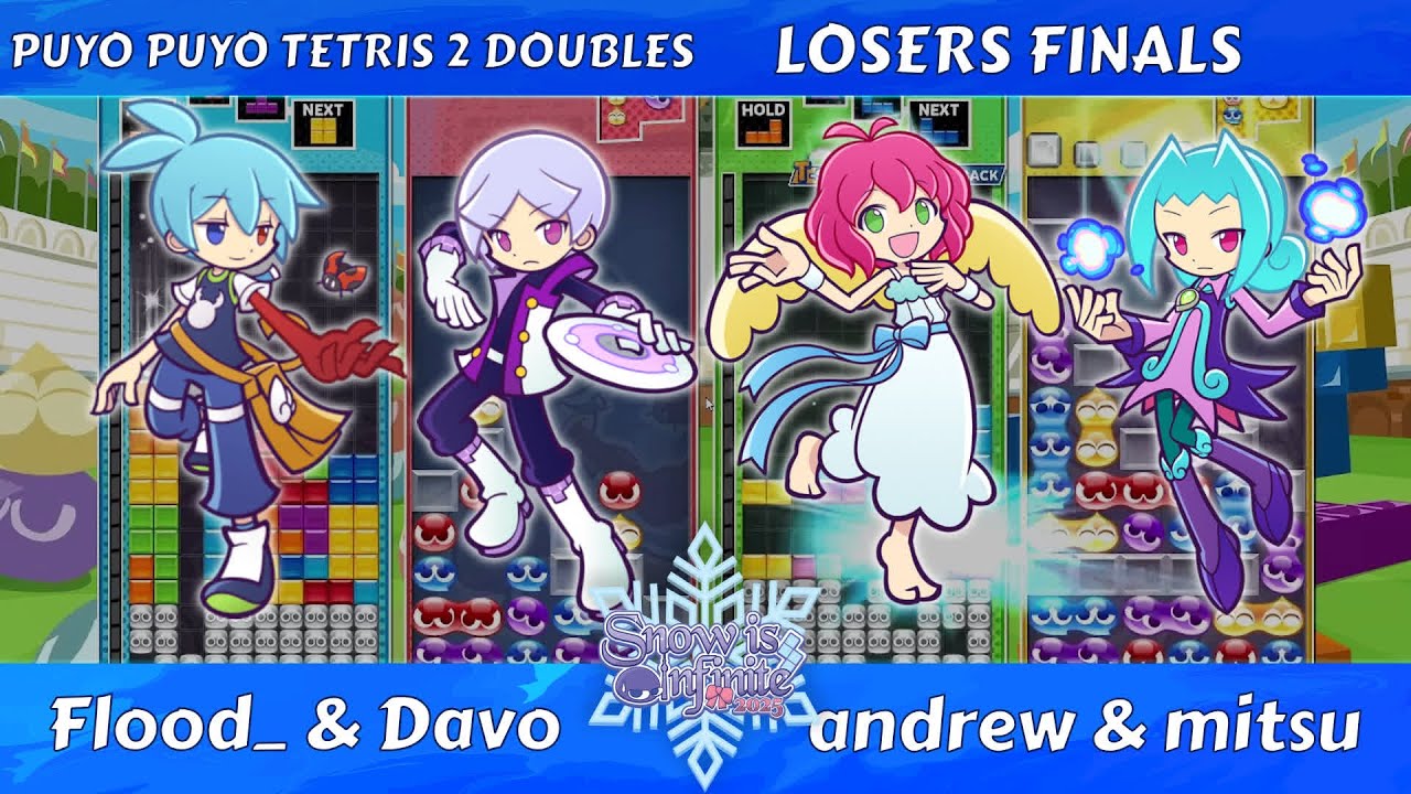 Flood_ & Thedavotigger vs. andrew4043 & mitsu_at — PPT2 Doubles Losers Finals - Snow is Infinite '25