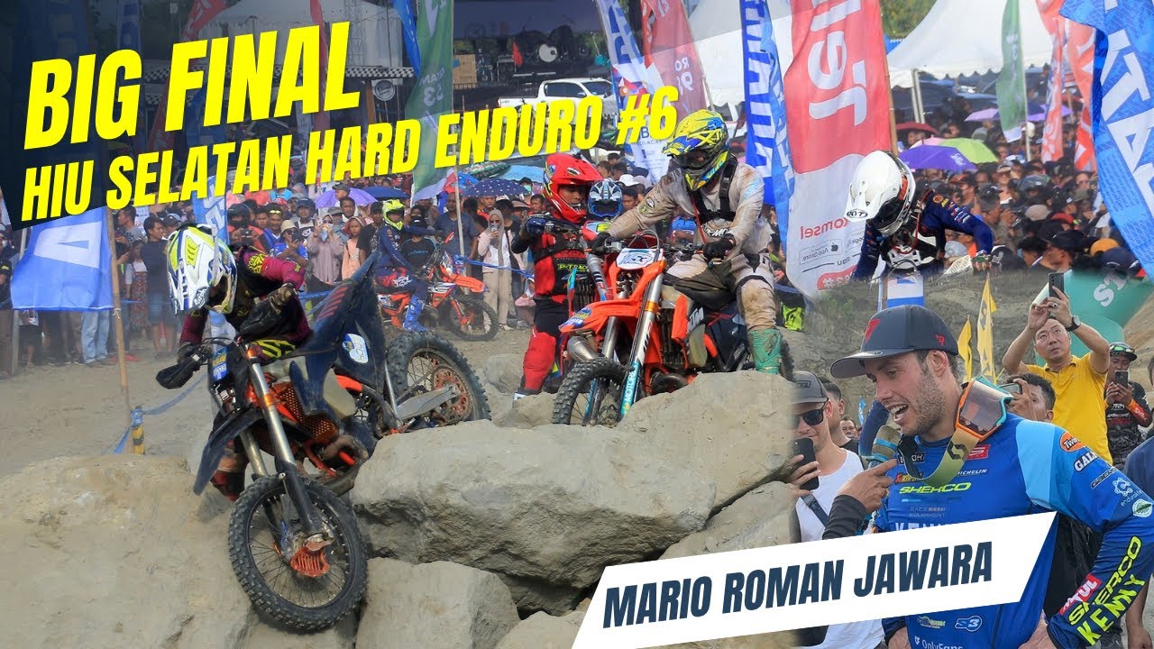 Skill Istimewa Rider Dunia! Big Final Race Hiu Selatan Hard Enduro #6 di Cilacap