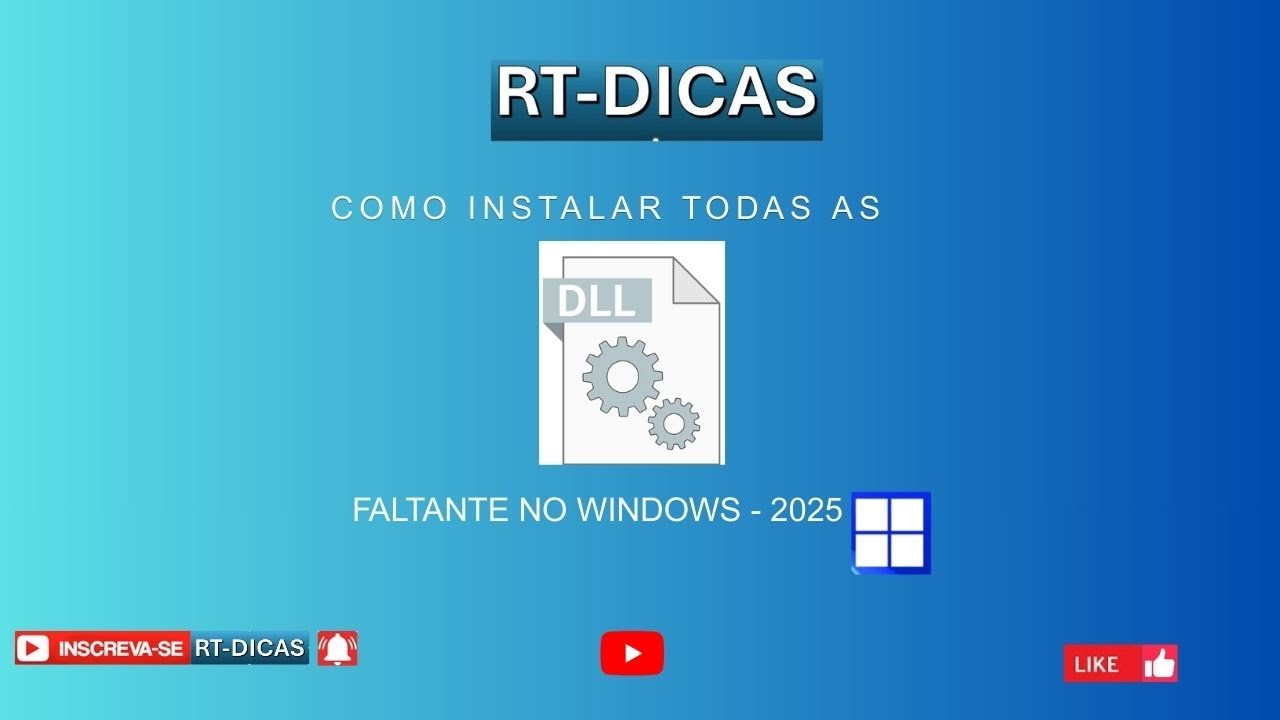 ✅ - COMO INSTALAR TODAS AS DLL FALTANTE NO WINDOWS