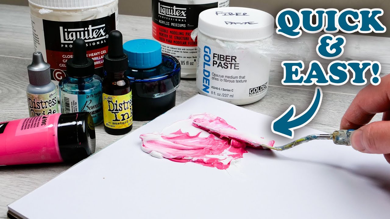 Paint + Paste = Endless Texture Ideas!