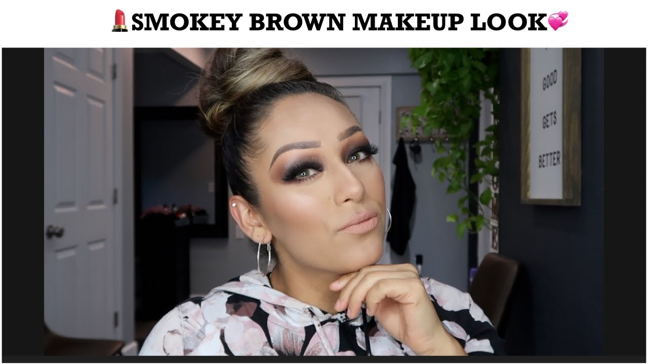 SMOKEY BLOWNOUT EYE MAKEUP TUTORIAL💞