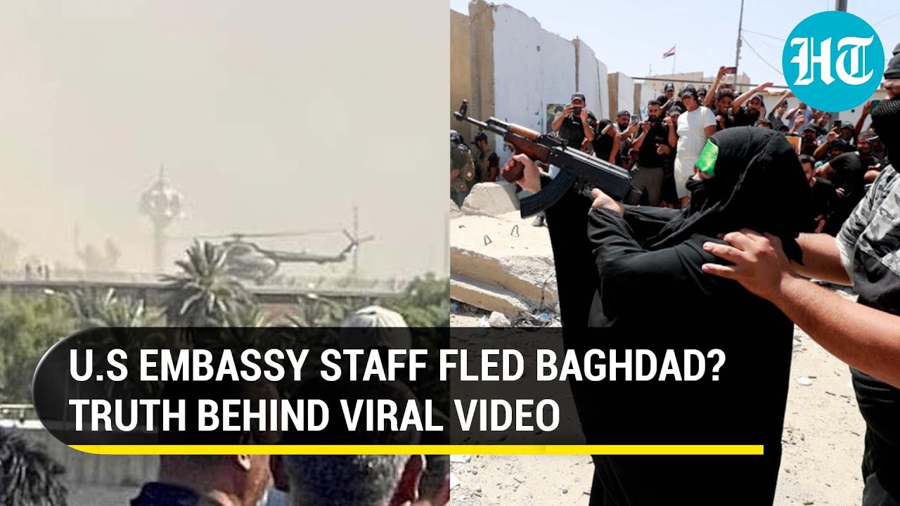 Iraq: U.S embassy staff evacuated from Baghdad? Fall of Kabul-type video viral | Truth Revealed