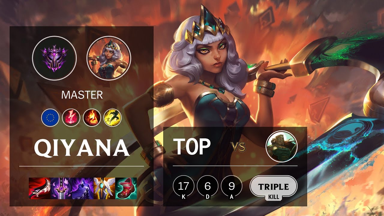Qiyana Top vs Illaoi - EUW Master Patch 10.24