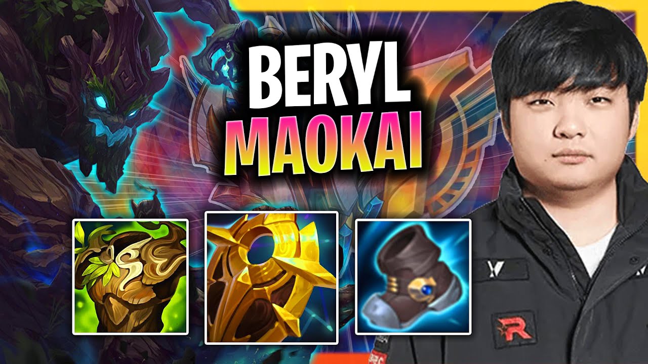 BERYL IS SO GOOD WITH MAOKAI! | KT Beryl Plays Maokai Support vs Leona!  Season 2024