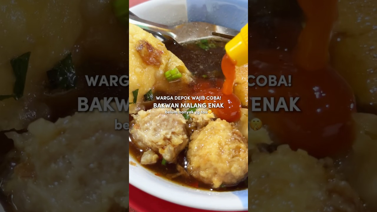 sebagai org Malang ini rasanya mirip🤝 #kulinerdepok #exploredepok #baksodepok #shorts