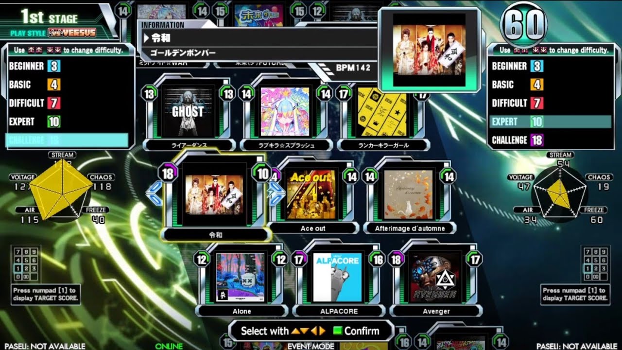DanceDanceRevolution A3 FULL Song List