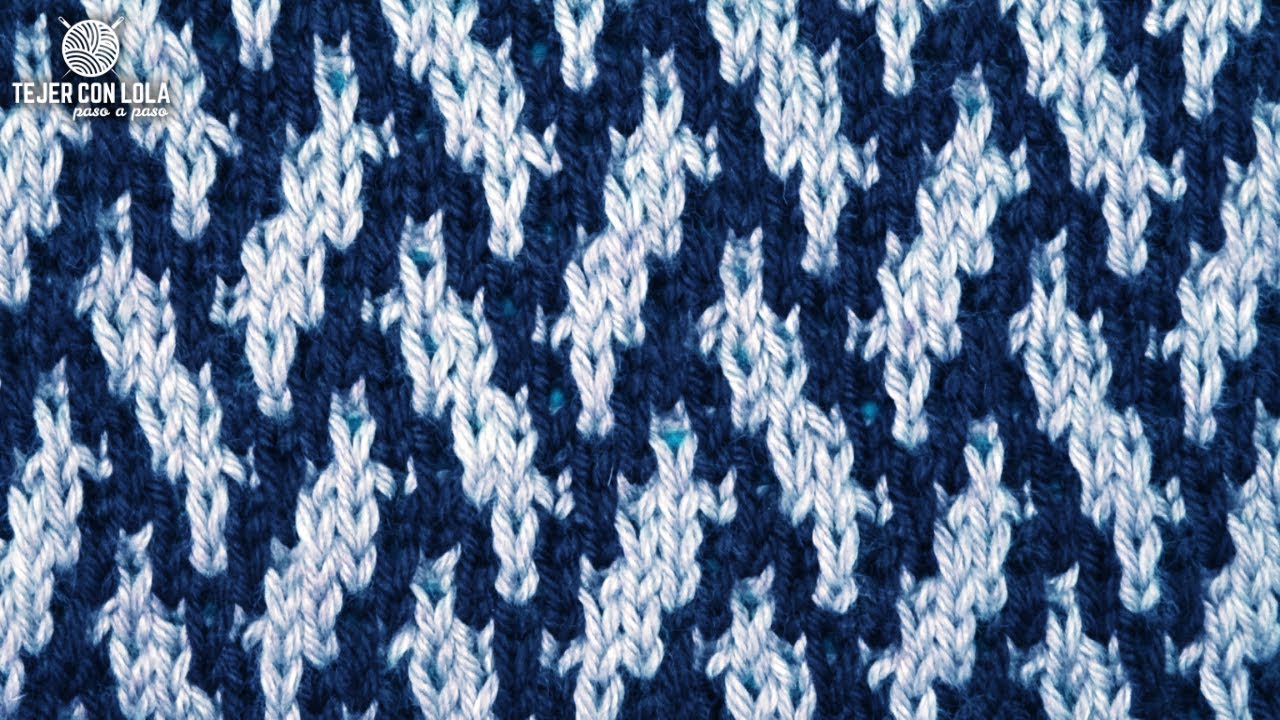 MUCHO MÁS FÁCIL DE LO QUE PARECE! 💙PRECIOSO PUNTO MOSAICO Solo puntos deslizados∼2 vueltas por color