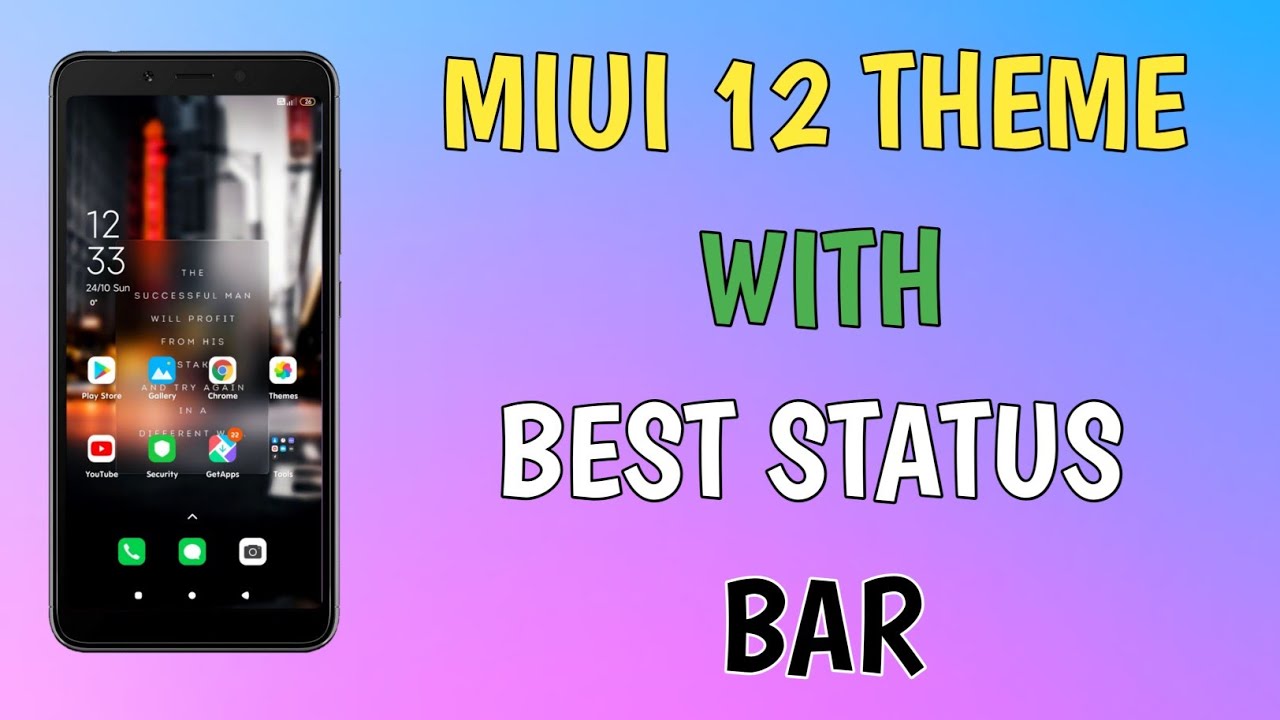 Miui 12 Themes | Miui 12 Themes With Best Status Bar | Miui 12 Best Theme | Miui 12 Unique Theme