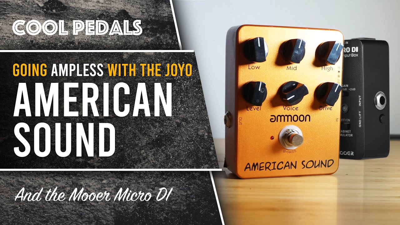 Going Ampless with the Joyo American sound. A super affordable way to play without an amp.