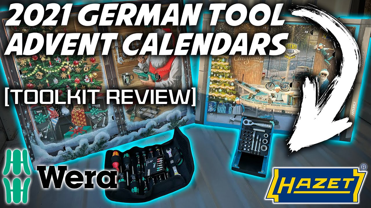 Tool Review: Wera & Hazet 2021 Tool Advent Calendars - A Closer Look At The Sets.
