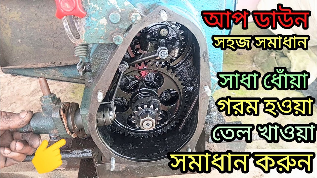 ইঞ্জিন আপ ডাউনের সহজ সমাধান।How diesel engine up down problem solution/china engine