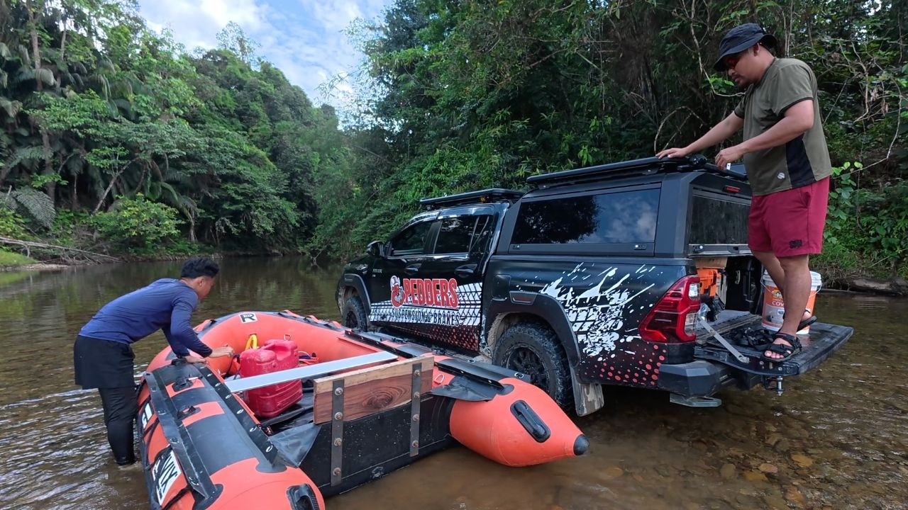 Family Adventure Camping di Hutan Borneo/30 orang 2Hari1Malam/Bawa Babi🐖Hidup-Hidup!!