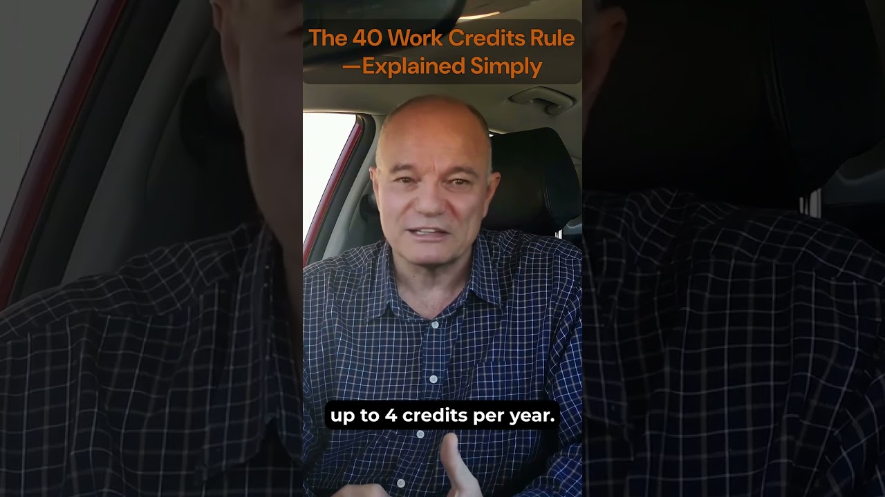 The 40 work credits rule
