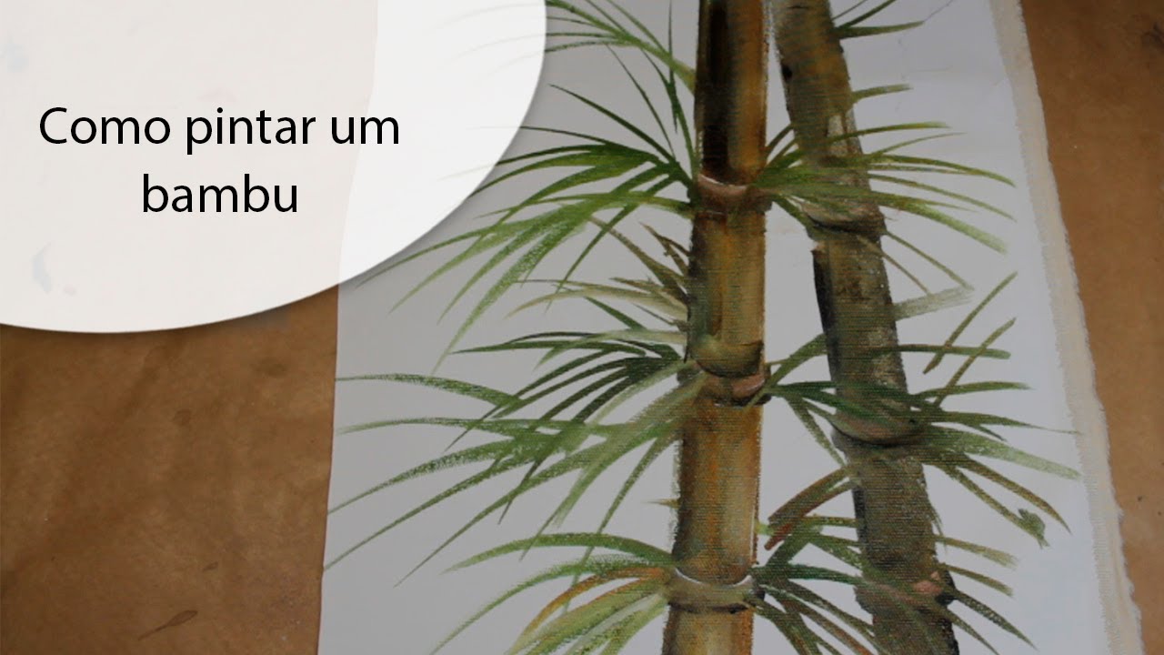 Como pintar um bambu