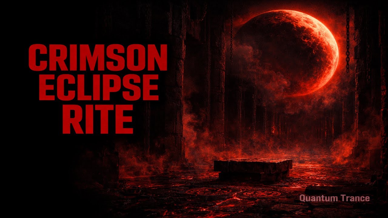 CRIMSON ECLIPSE RITE 🌑 Dark Ritual Trance | Quantum Trance | Non-EDM