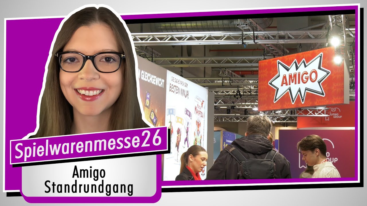 Neuheiten – AMIGO – Spielwarenmesse 2026 in Nürnberg (Spiel doch mal!) Standrundgang