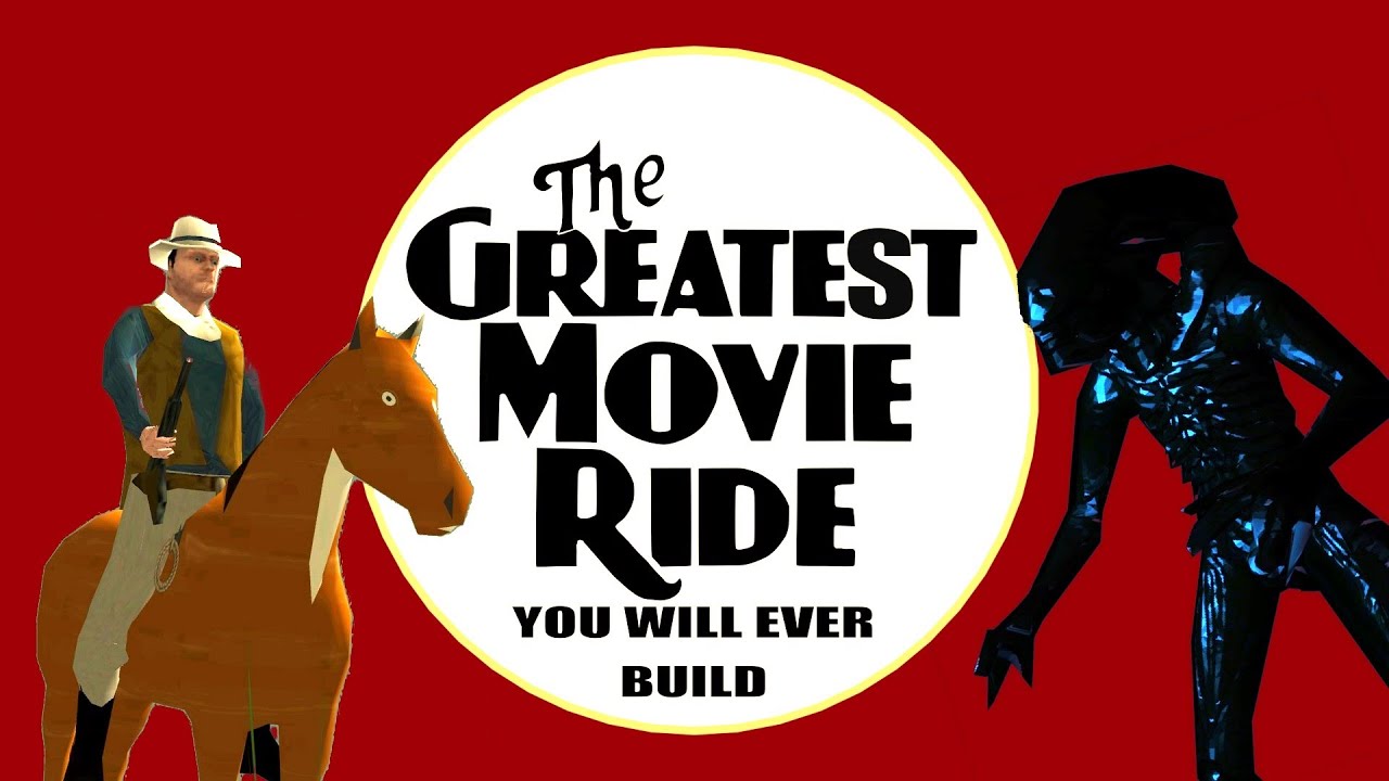 THE GREATest MOVIE RIDE and YOU build it! Gangsters, Western, Alien, Indiana Jones and Anubis-Scene