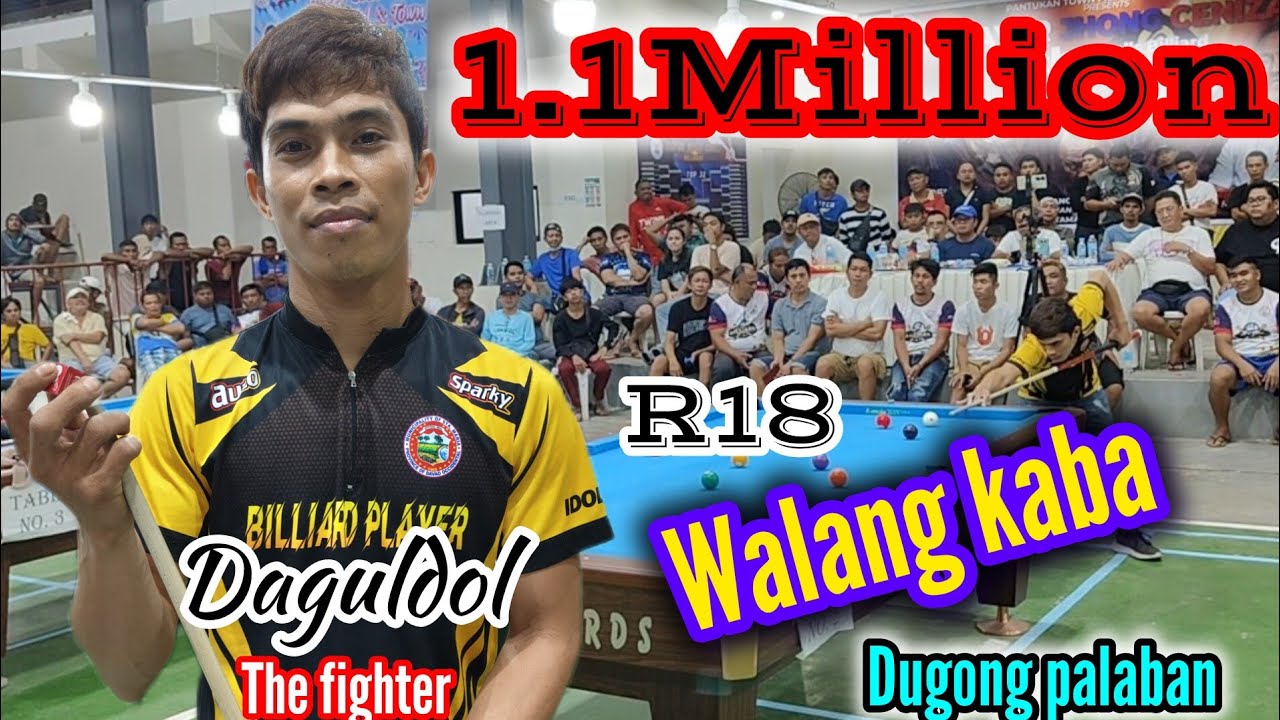 Isang Laban na walang ayawan.. Daguldol walang takot na hinarap ang isang Legend ..1.1M bet😮🔥👊R18